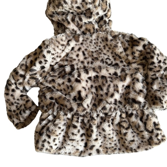 Okie dokie Girls leopard peacoat - Picture 2 of 3